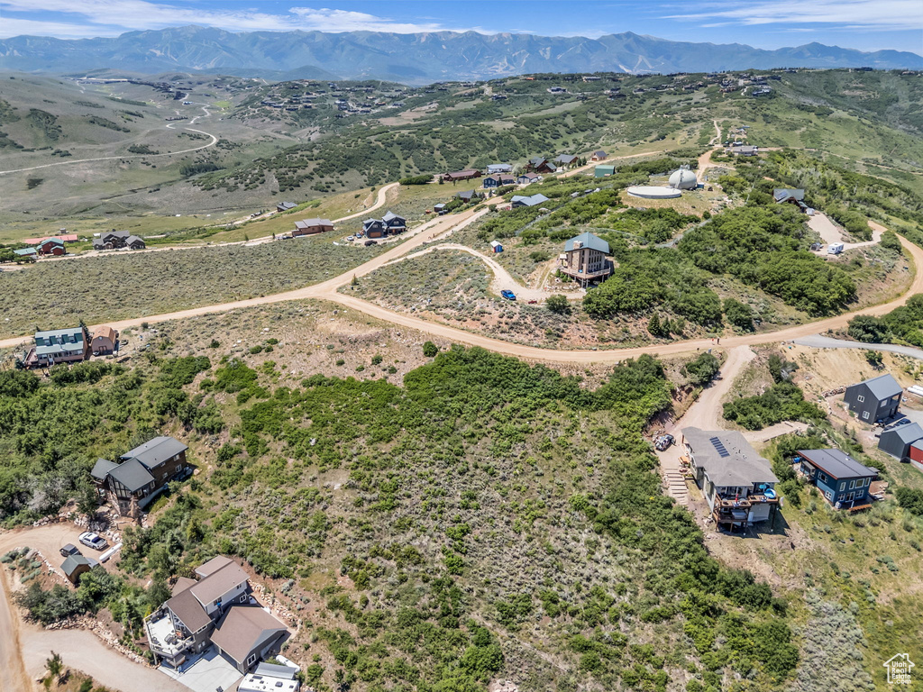 View of rural area with a mountain backdrop