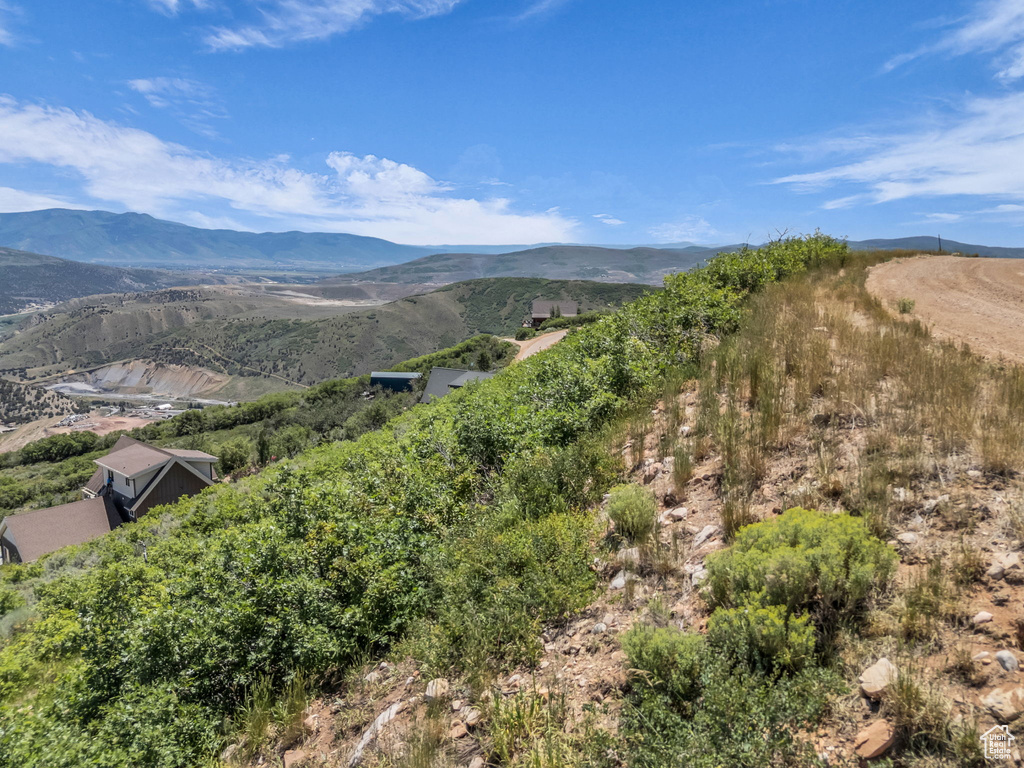 View of mountain background