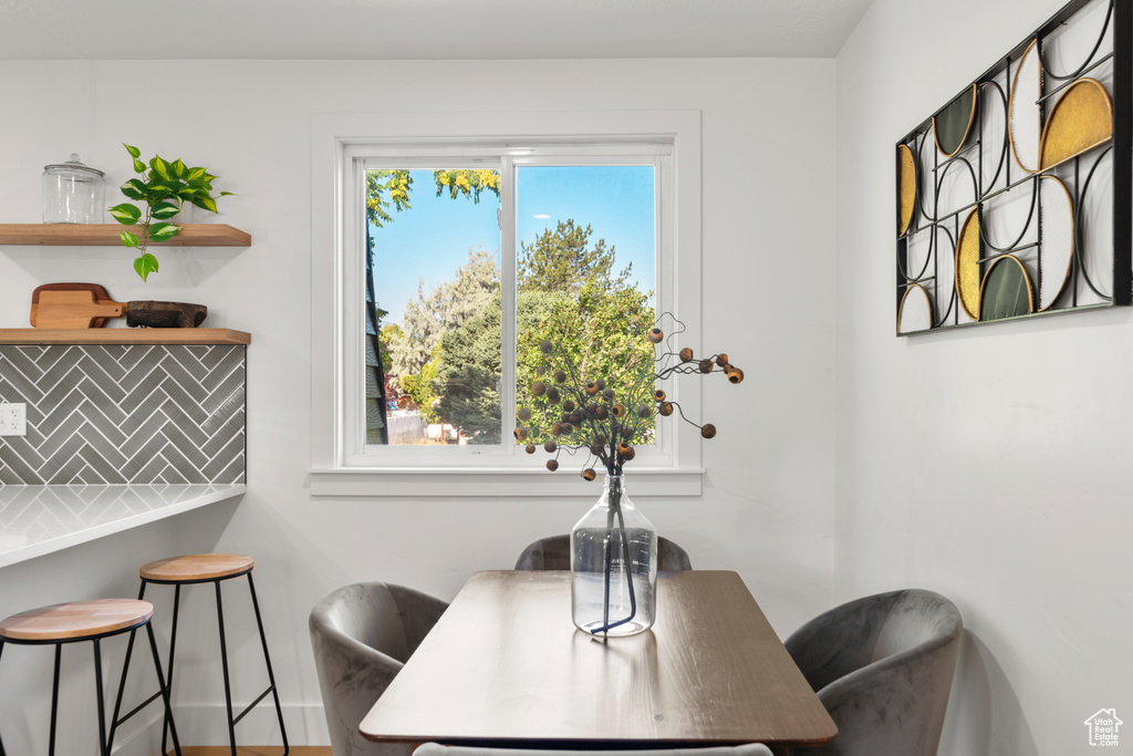 View of dining area