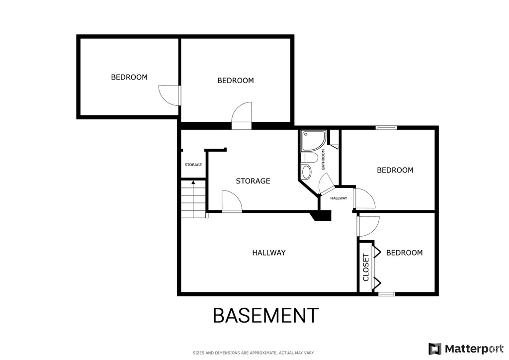 View of room layout