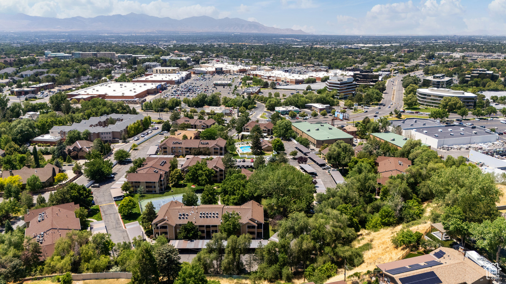 Drone / aerial view of mountains