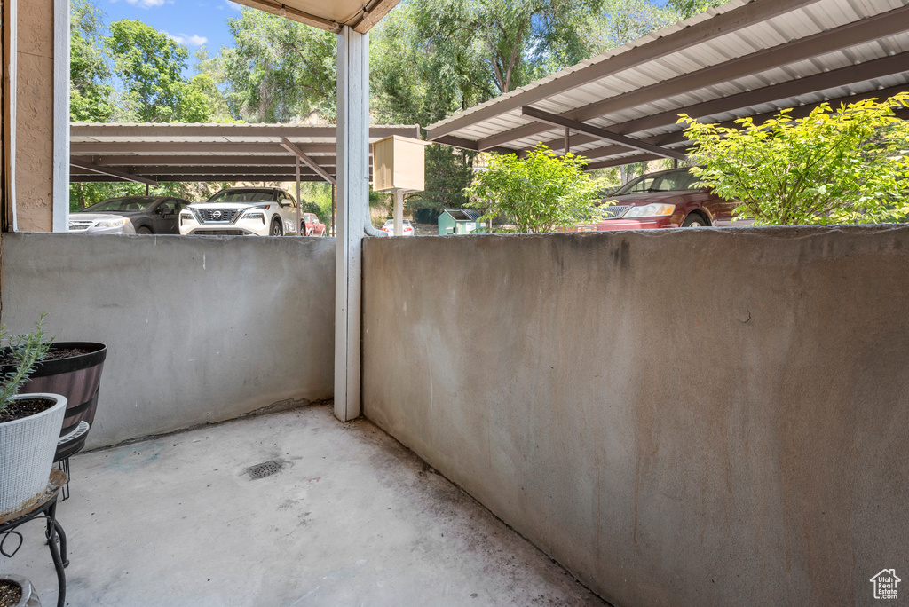 View of patio