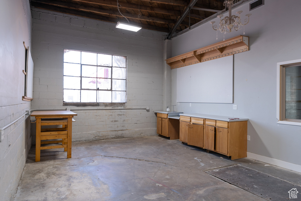 View of basement