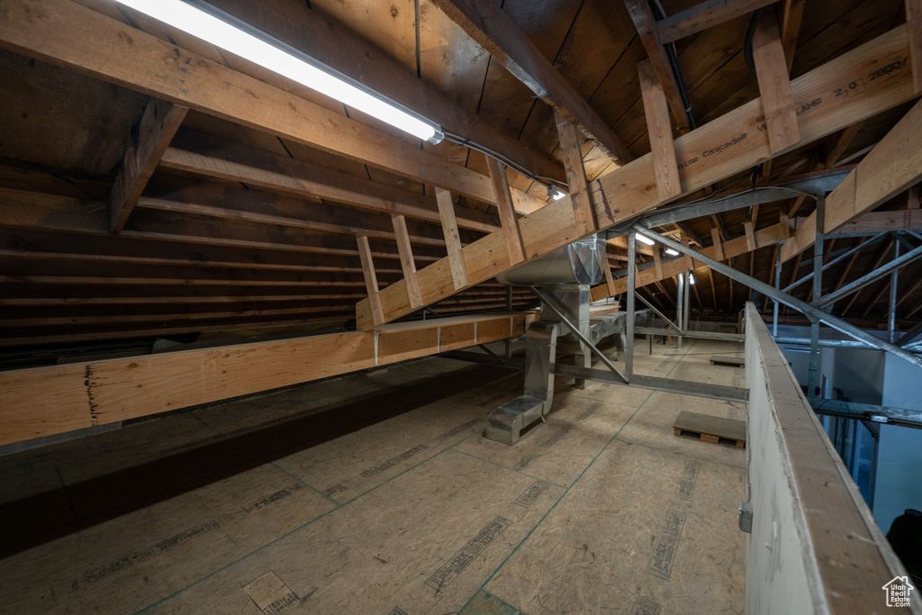 View of attic