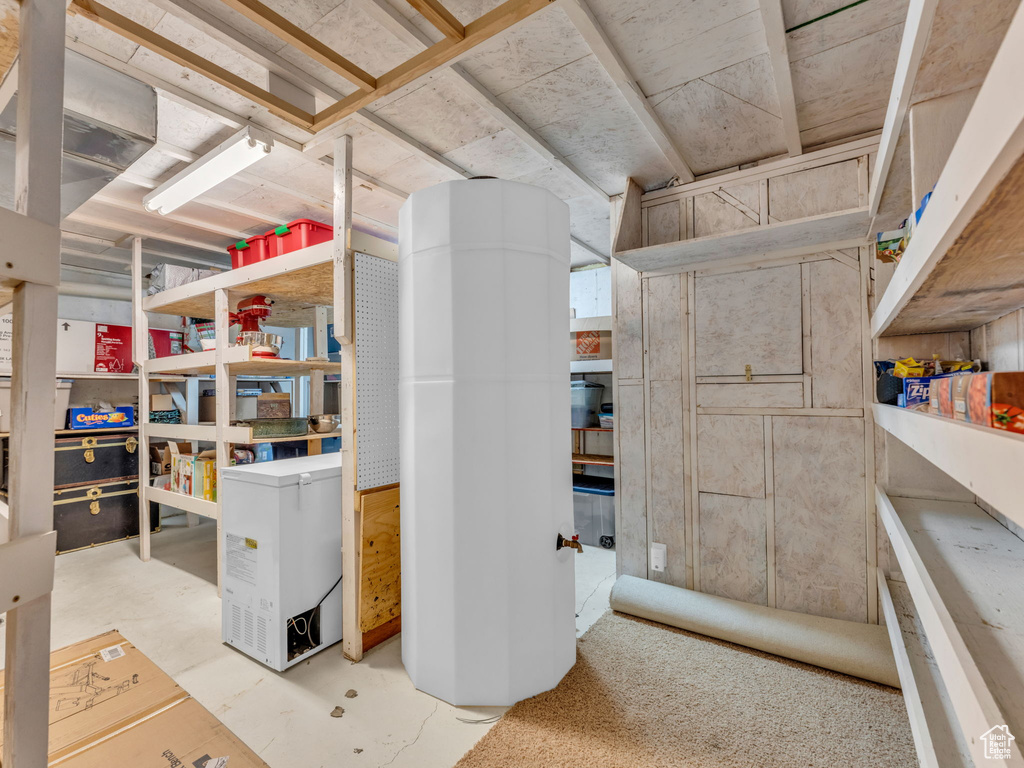 View of storage area