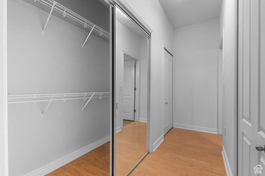 View of closet