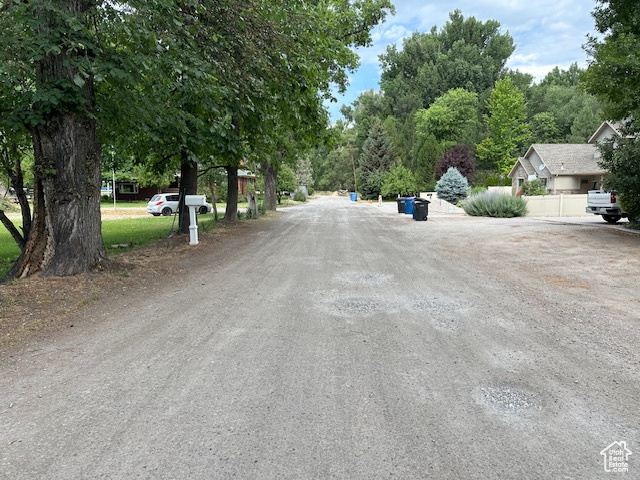 View of dirt / gravel road