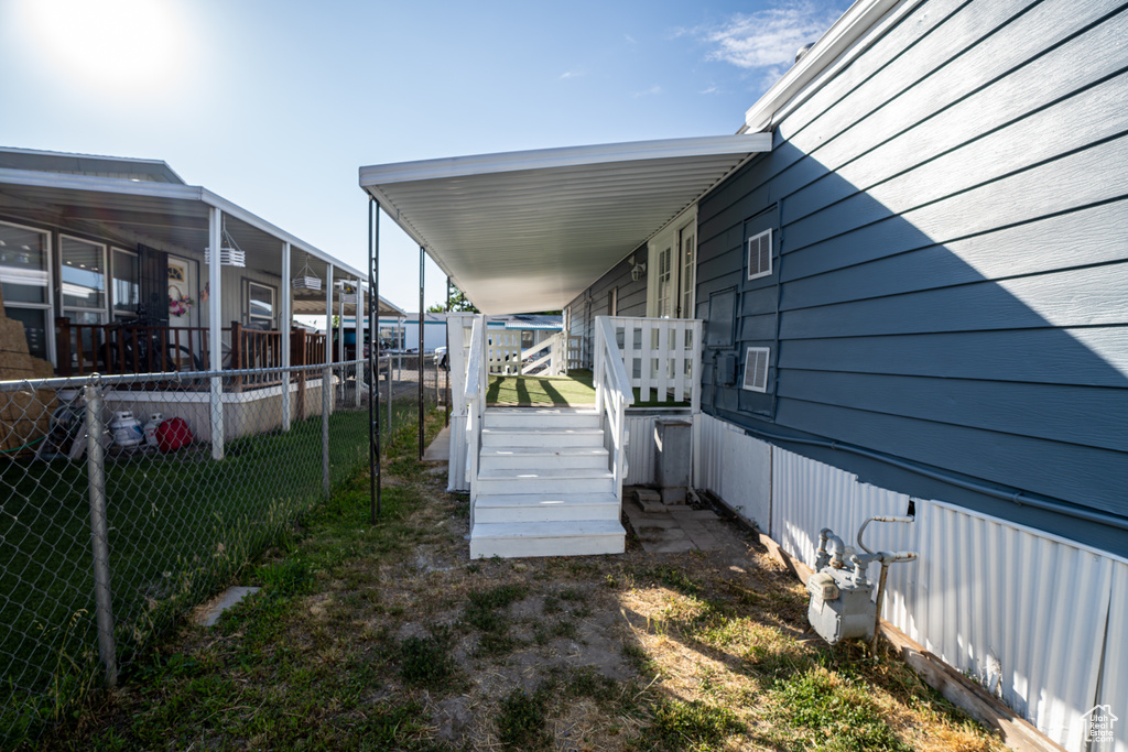 View of side of property
