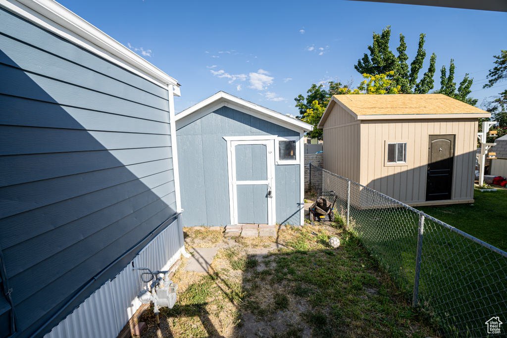 View of shed
