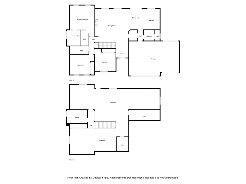 View of floor plan / room layout