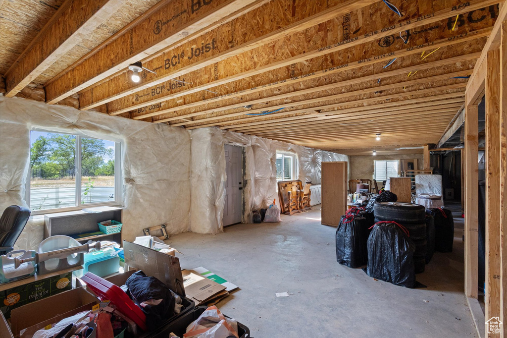 View of basement