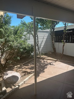 View of patio