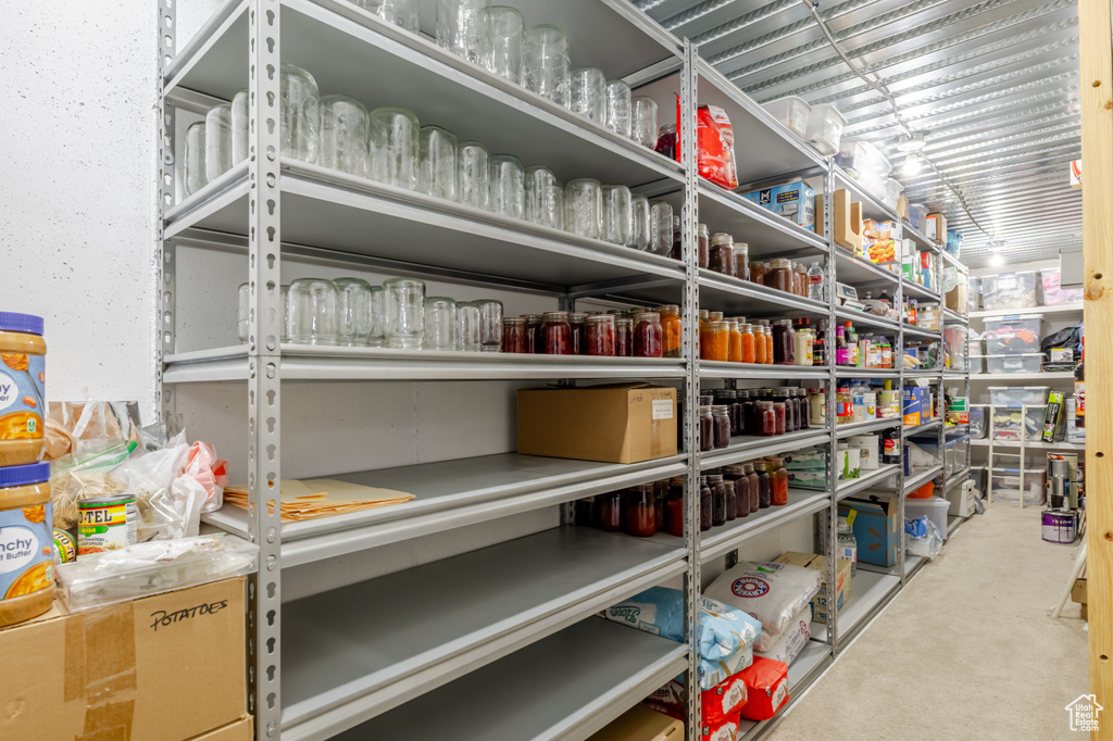 View of storage area