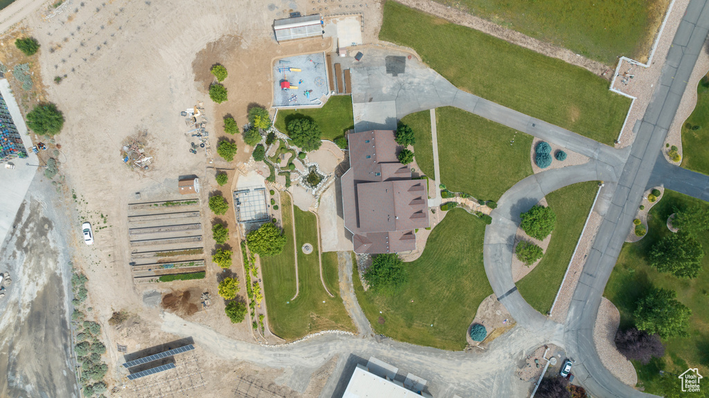 Aerial overview of property's location