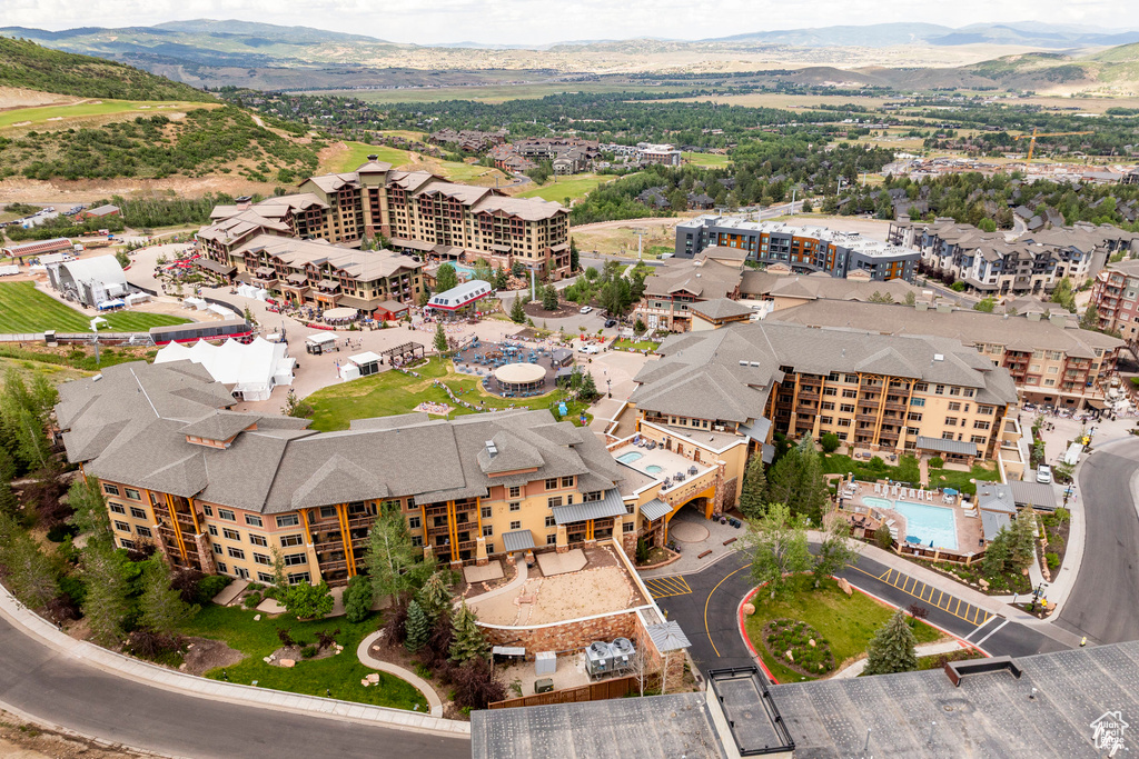 Drone / aerial view of mountains