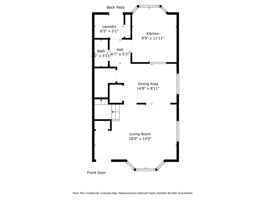 View of room layout