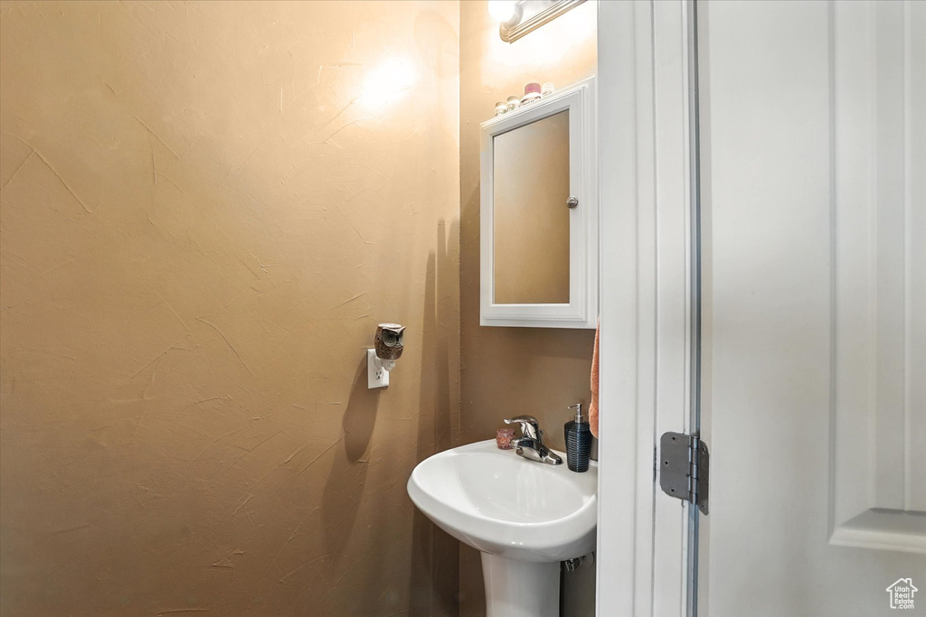 Bathroom featuring a sink