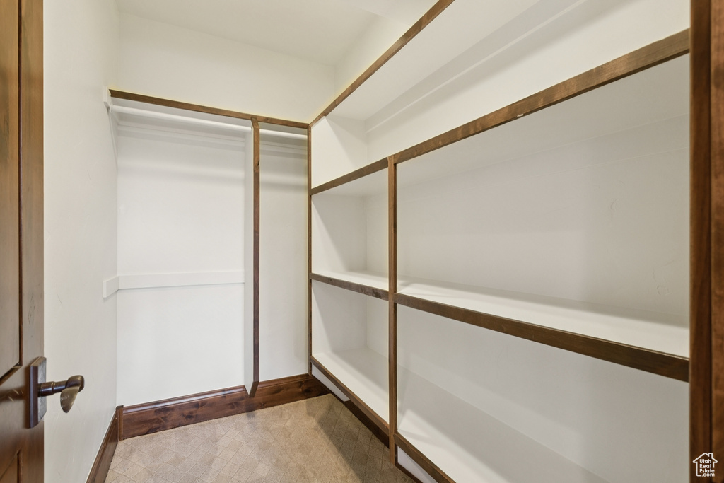 View of spacious closet