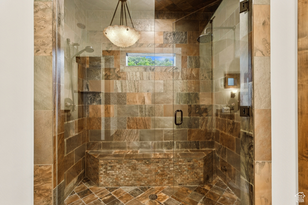 Full bath with a stall shower