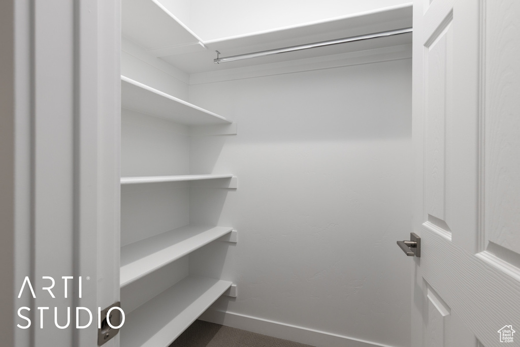 View of spacious closet