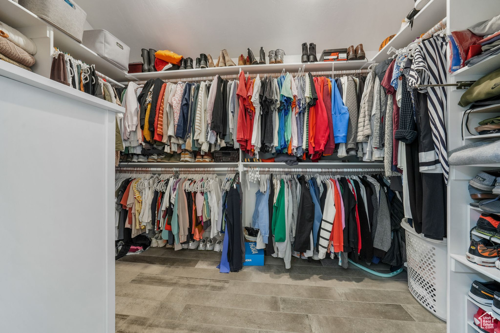 View of spacious closet
