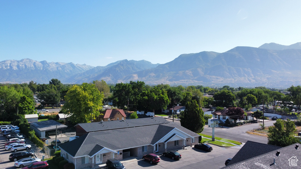View of mountain background