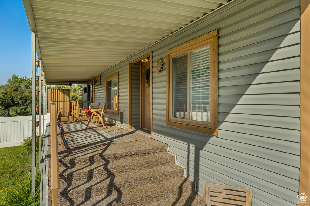 View of porch