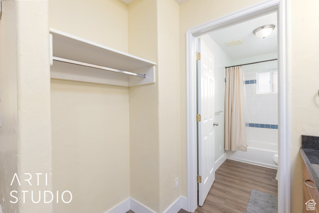 View of closet