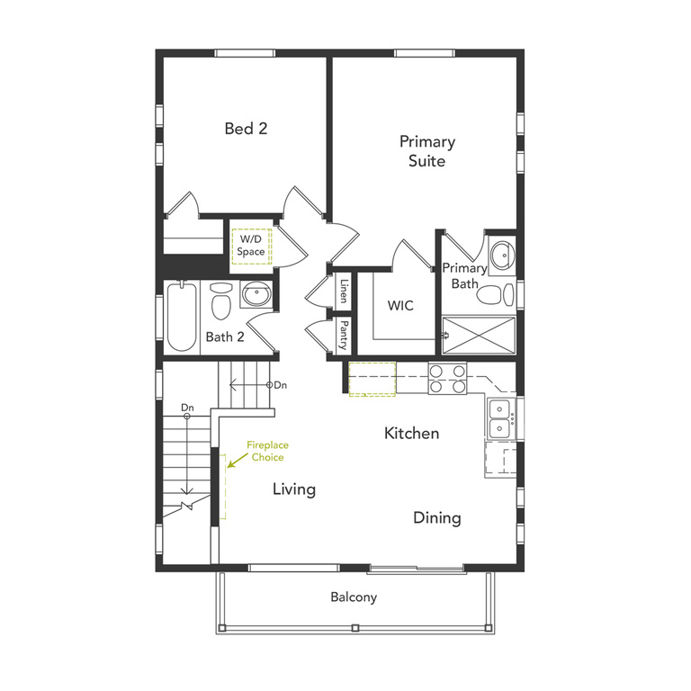 View of floor plan / room layout