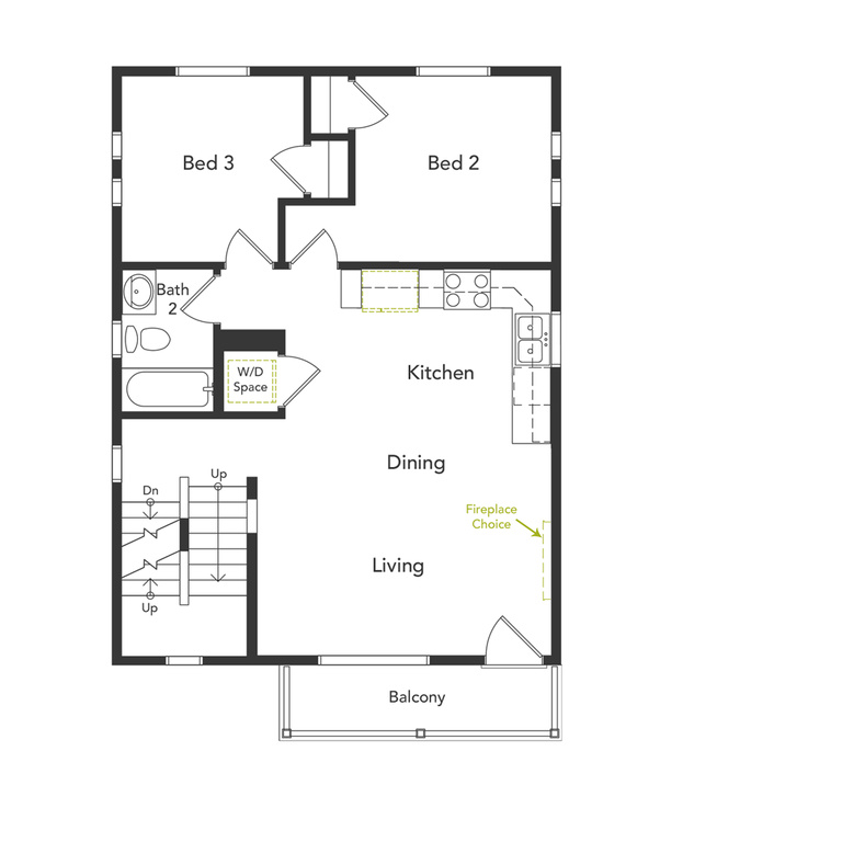 View of home floor plan
