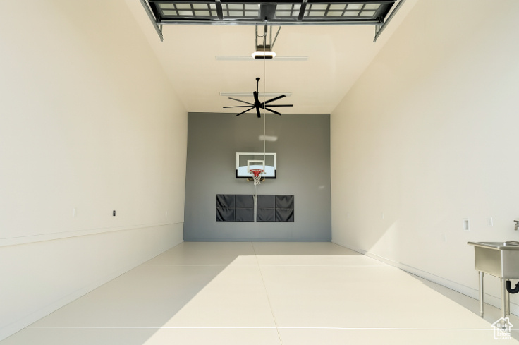 View of basketball court