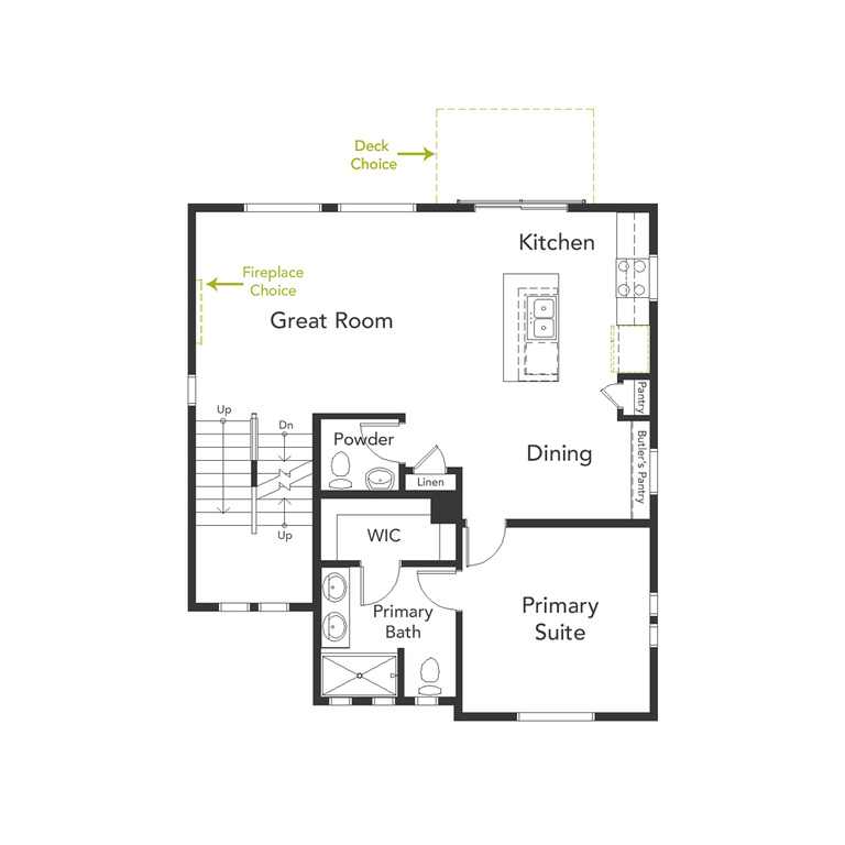 View of home floor plan