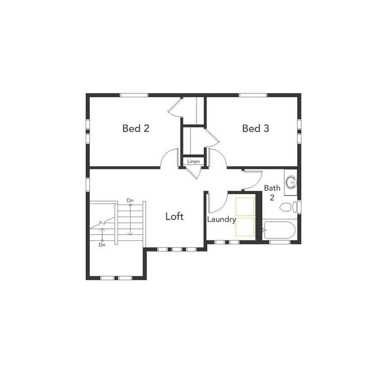 View of home floor plan