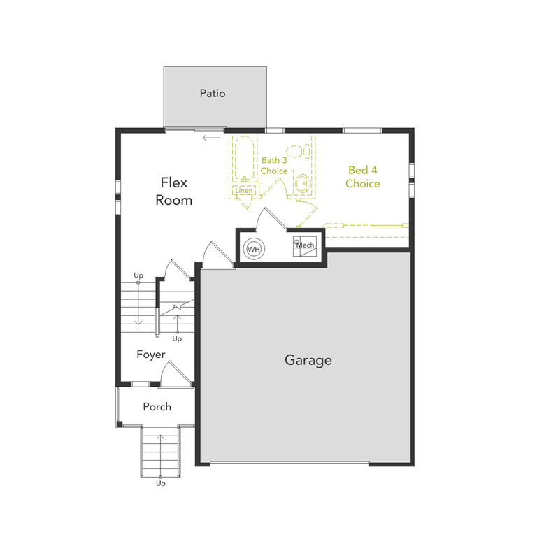 View of room layout