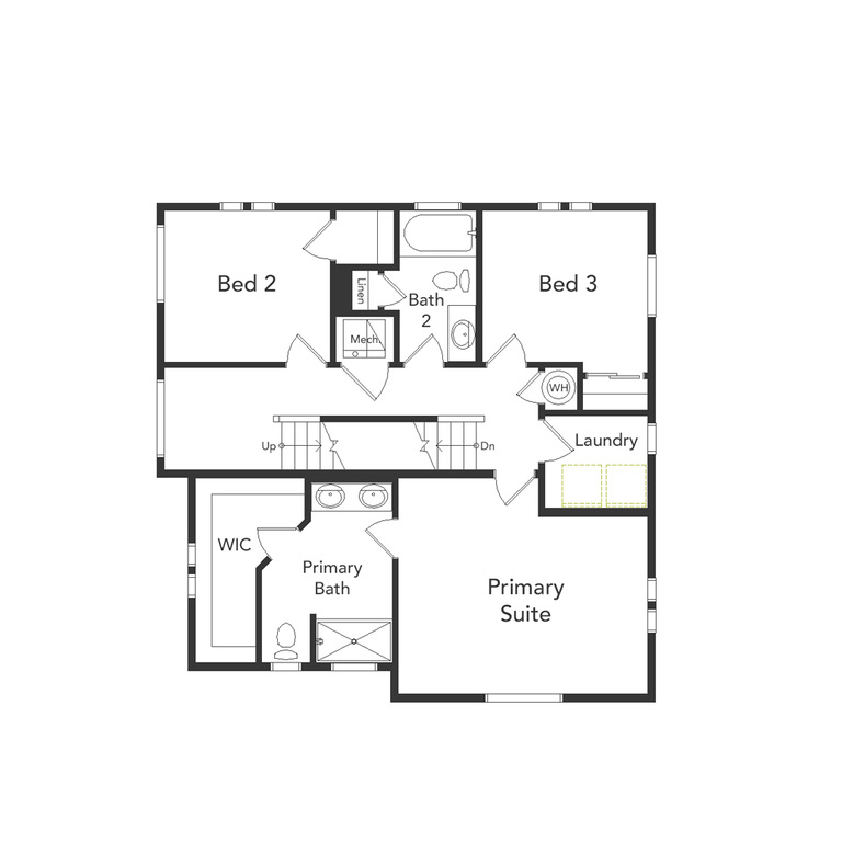 View of room layout