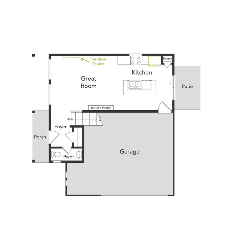 View of room layout