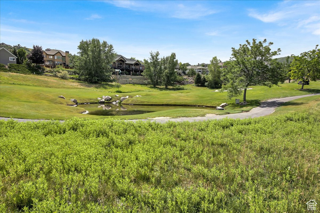 Surrounding community featuring a yard and a residential view