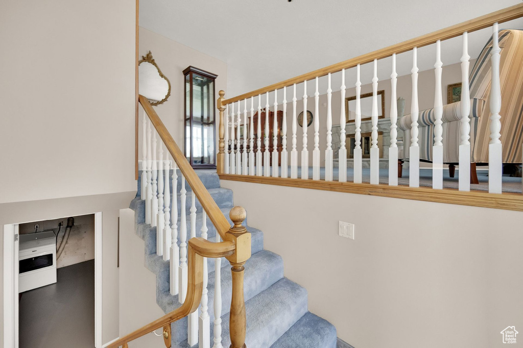 View of stairs