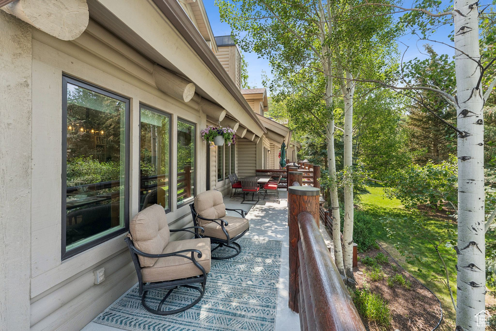View of patio