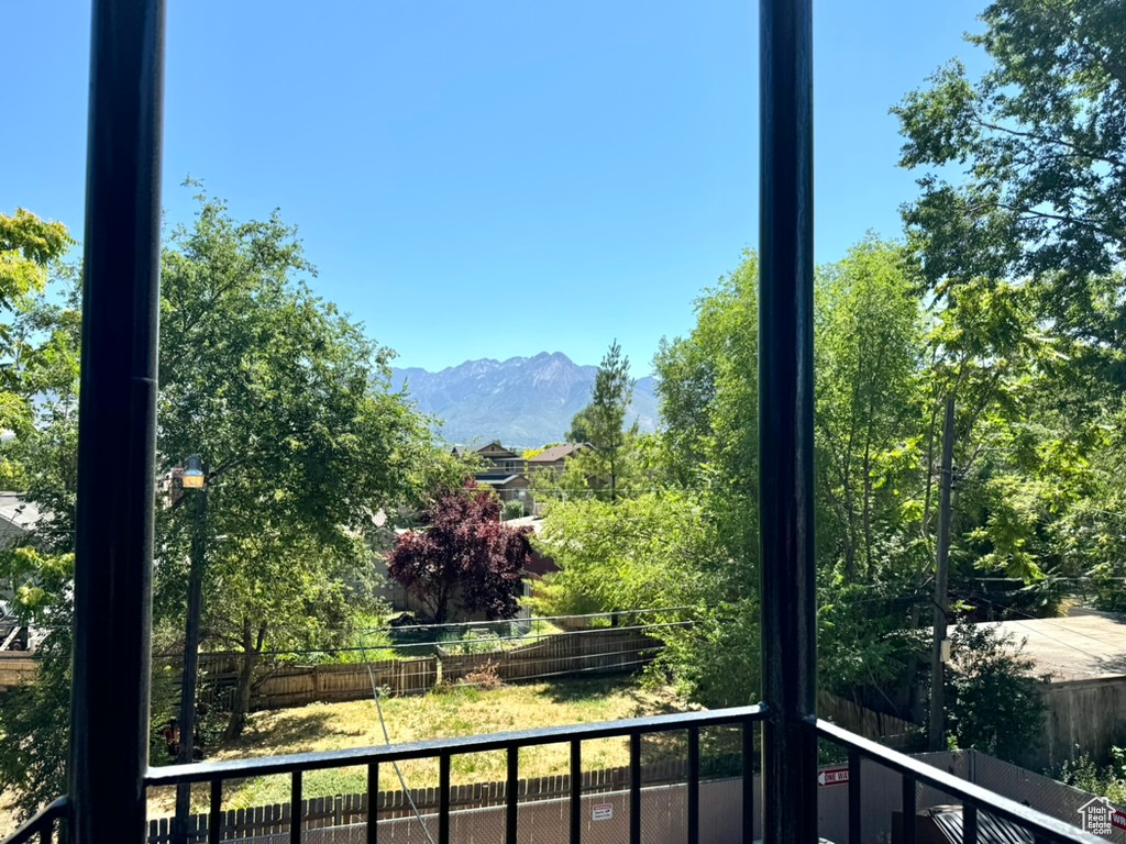 View of mountain backdrop