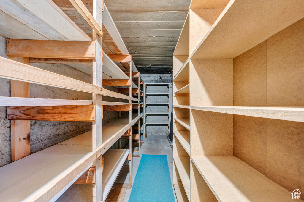 View of storage room