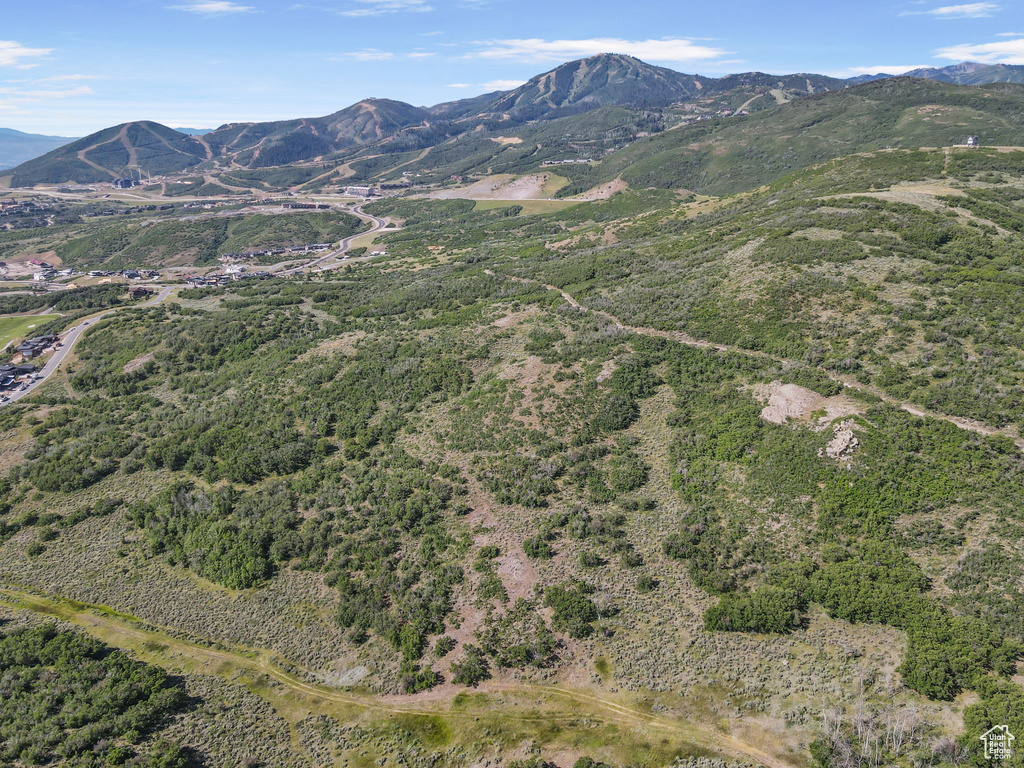 View of mountain background