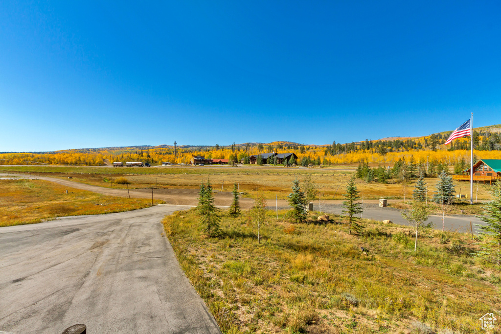 View of asphalt road
