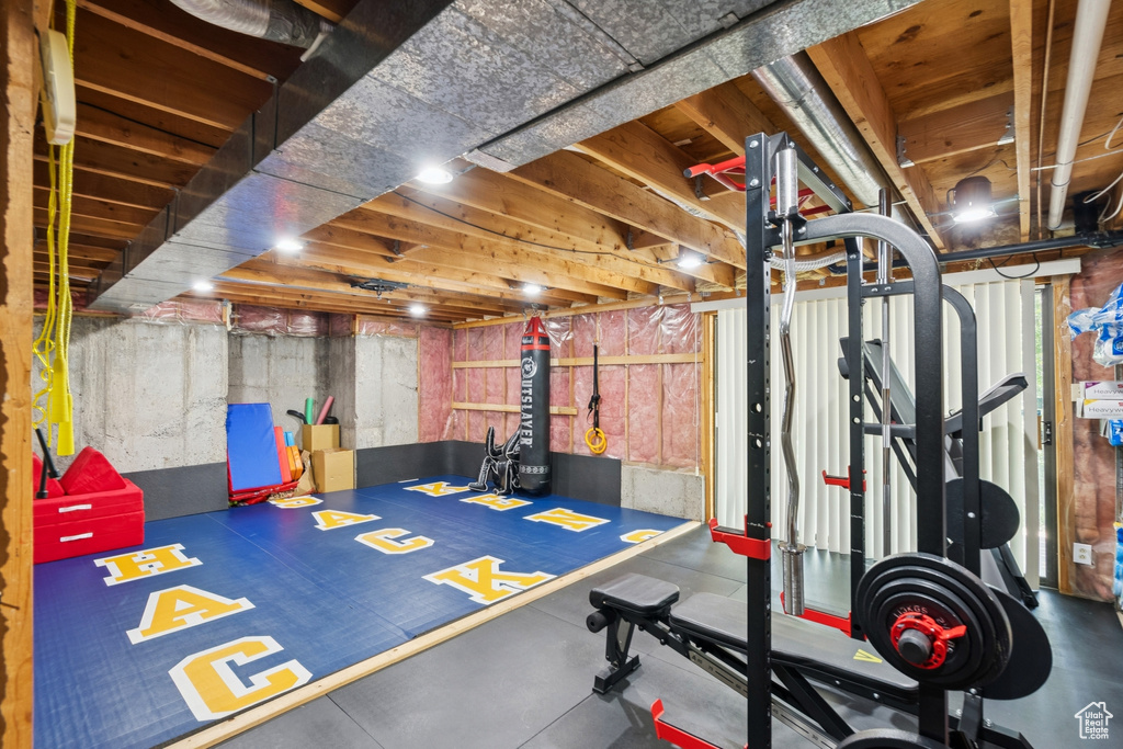 View of exercise area
