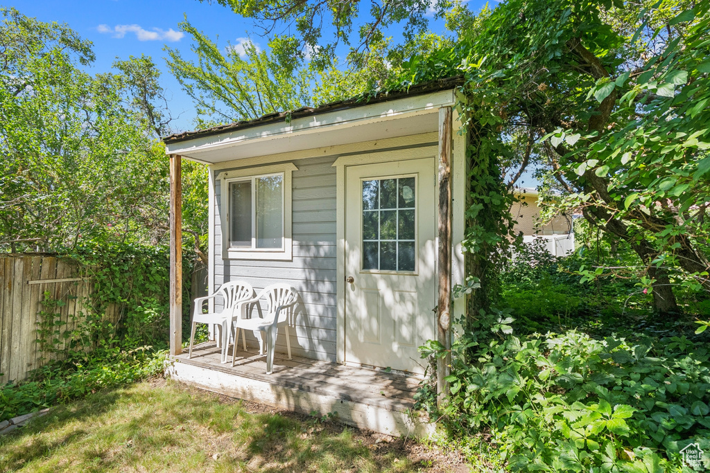 View of shed