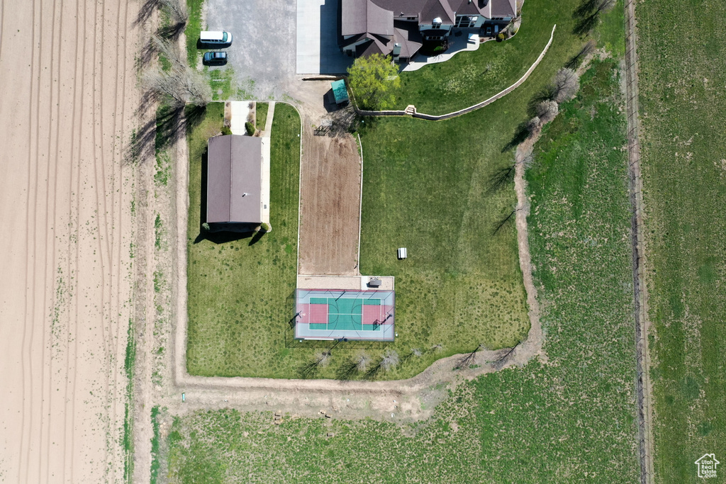 Aerial view of property's location