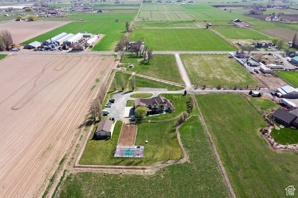 View of property location featuring rural landscape and large plots for crops