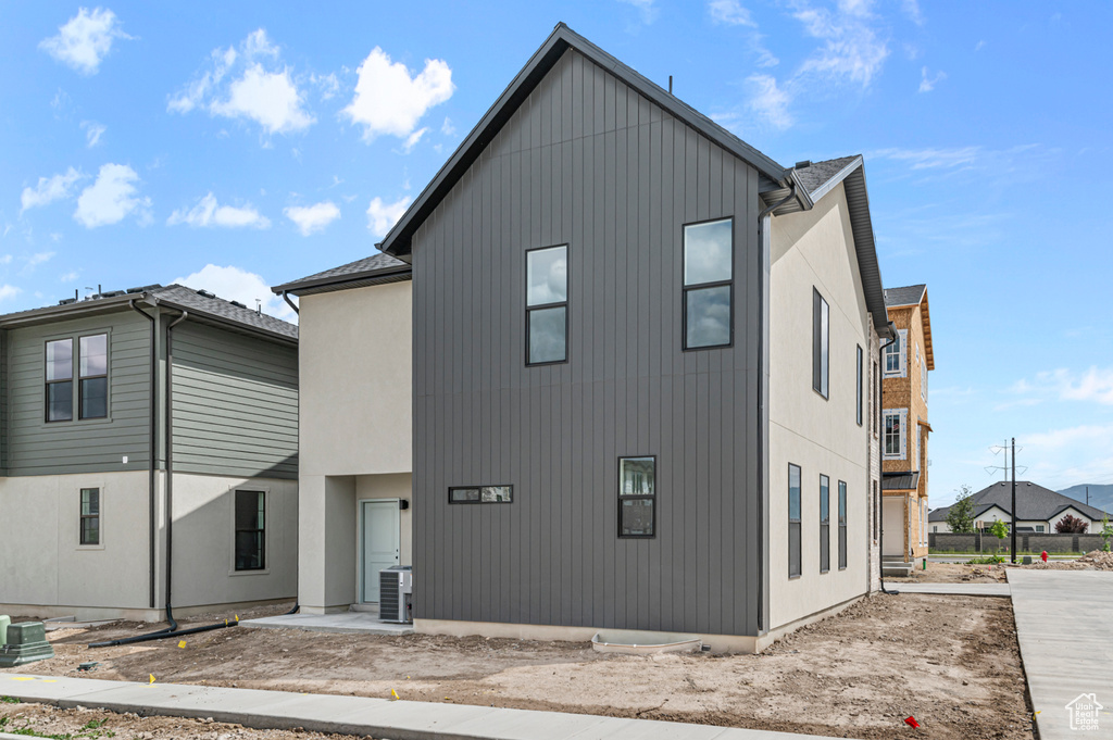 Rear view of house