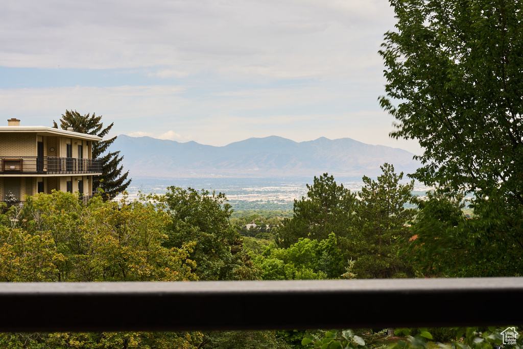 View of mountain backdrop