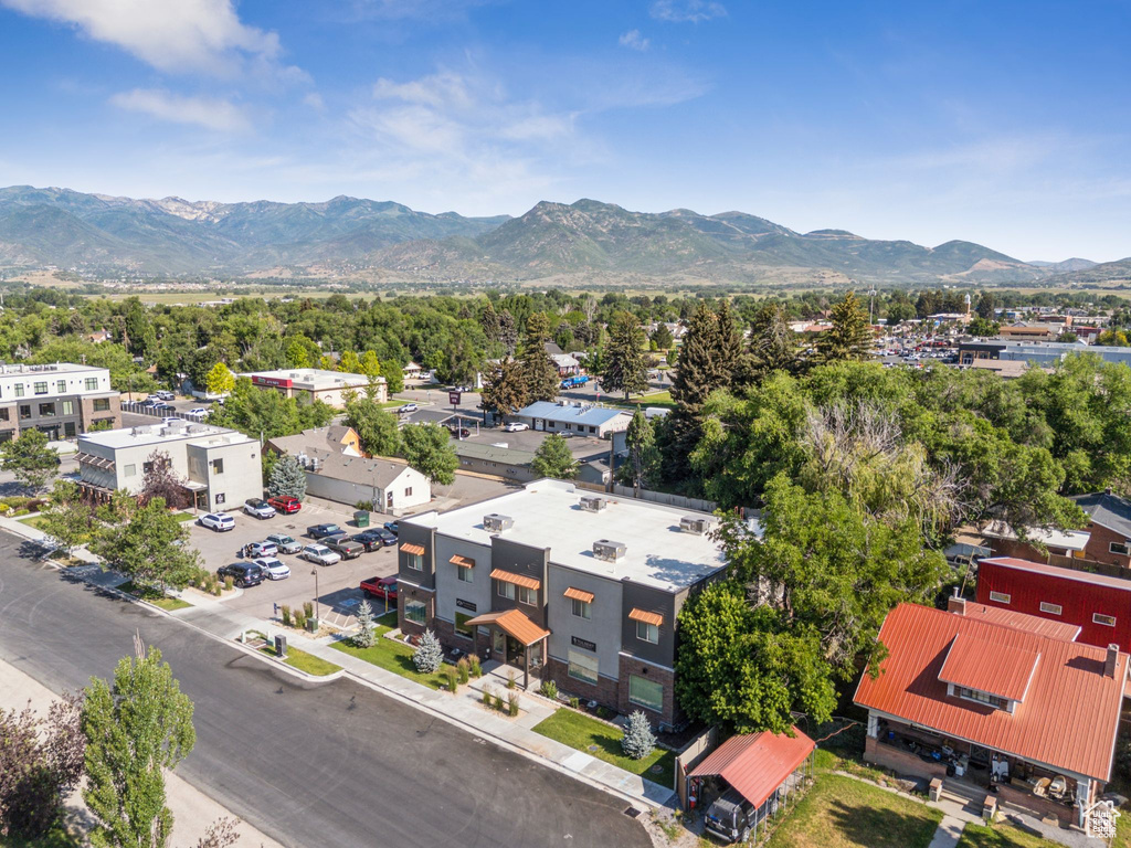 Drone / aerial view of mountains